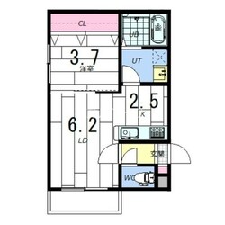 北１８条駅 徒歩8分 4階の物件間取画像